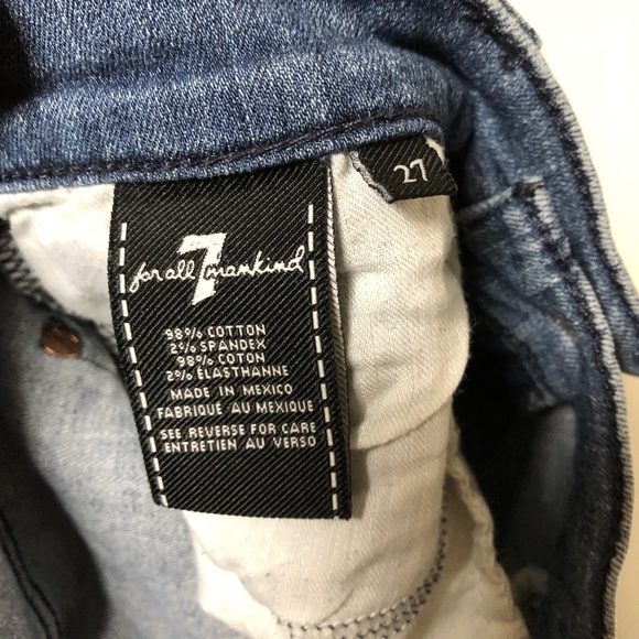 7 For All Mankind Gwenevere High Rise Skinny Jeans - Picture 3 of 3